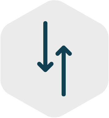 Data traffic icon